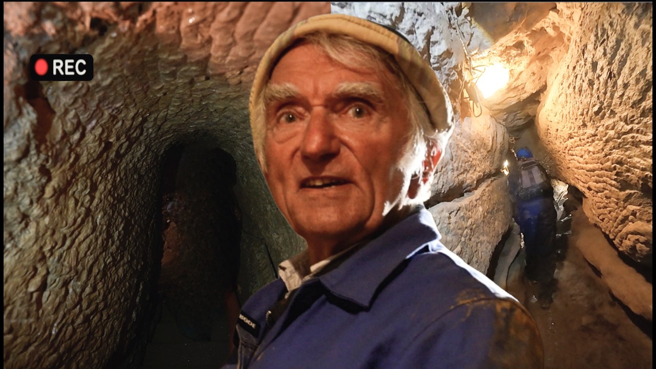 Depuis 40 ans Robert creuse des tunnels sous son jardin ( ossements humains,  mammouth.... )