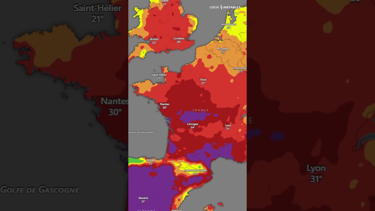 La France BRÛLE... Et la Canicule Repart Déjà !