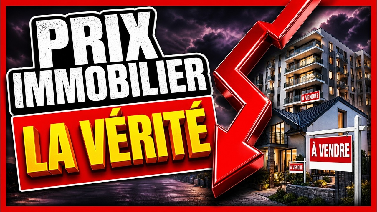🔴 IMMOBILIER 2026 : Pourquoi les prix vont CHUTER en vrai !