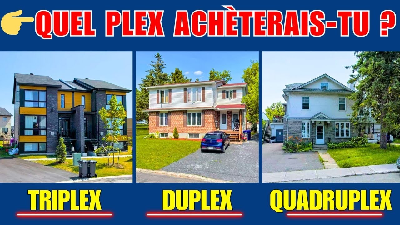 🚨Duplex / Triplex / Quadruplex = VENDUS au même PRIX & même REVENU💰