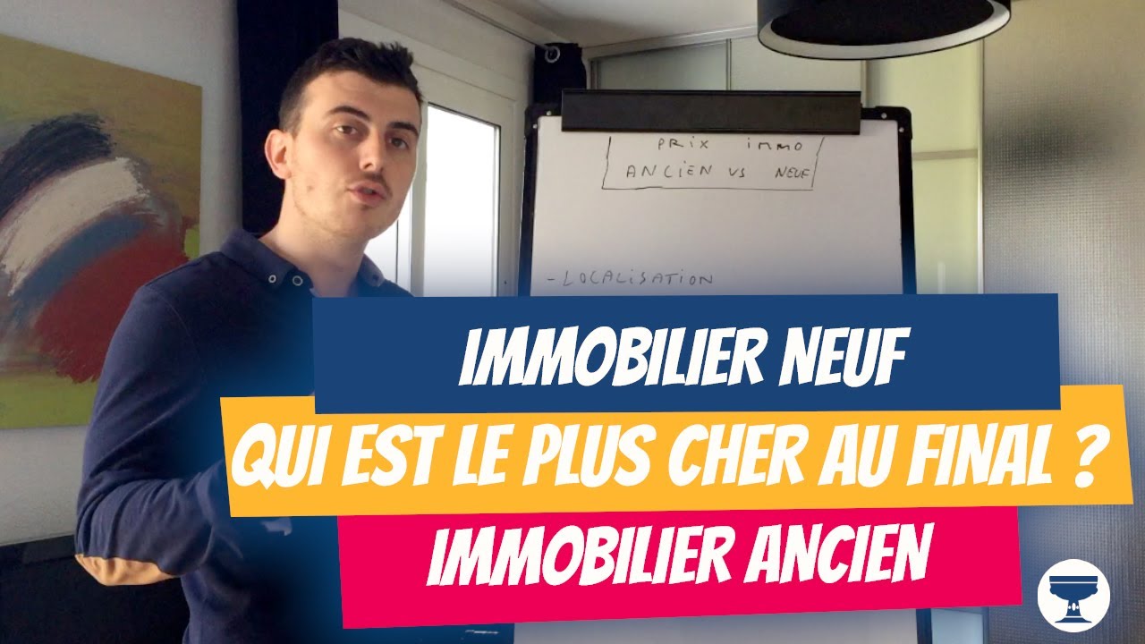 Pourquoi l'immobilier ancien et moins cher que l'immobilier neuf ?  👉 mais PAS partout en France !