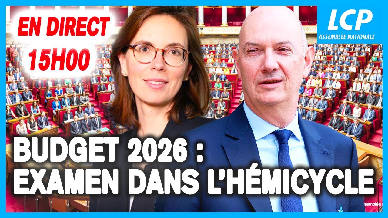[DIRECT] Budget 2026 : suite de l'examen ce 14 novembre en séance publique dans l’hémicycle