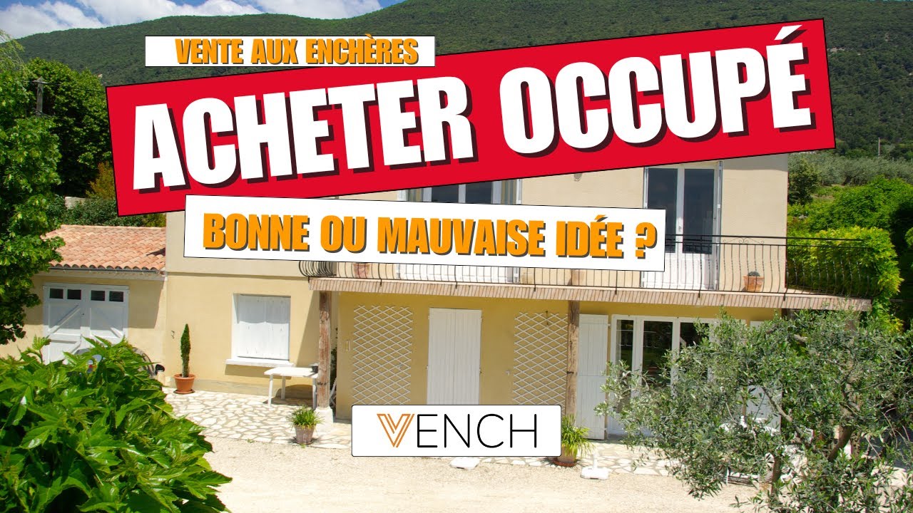 🔍 ACHETER UN BIEN OCCUPÉ aux enchères : TOUT SAVOIR ! ( Webinaire complet)