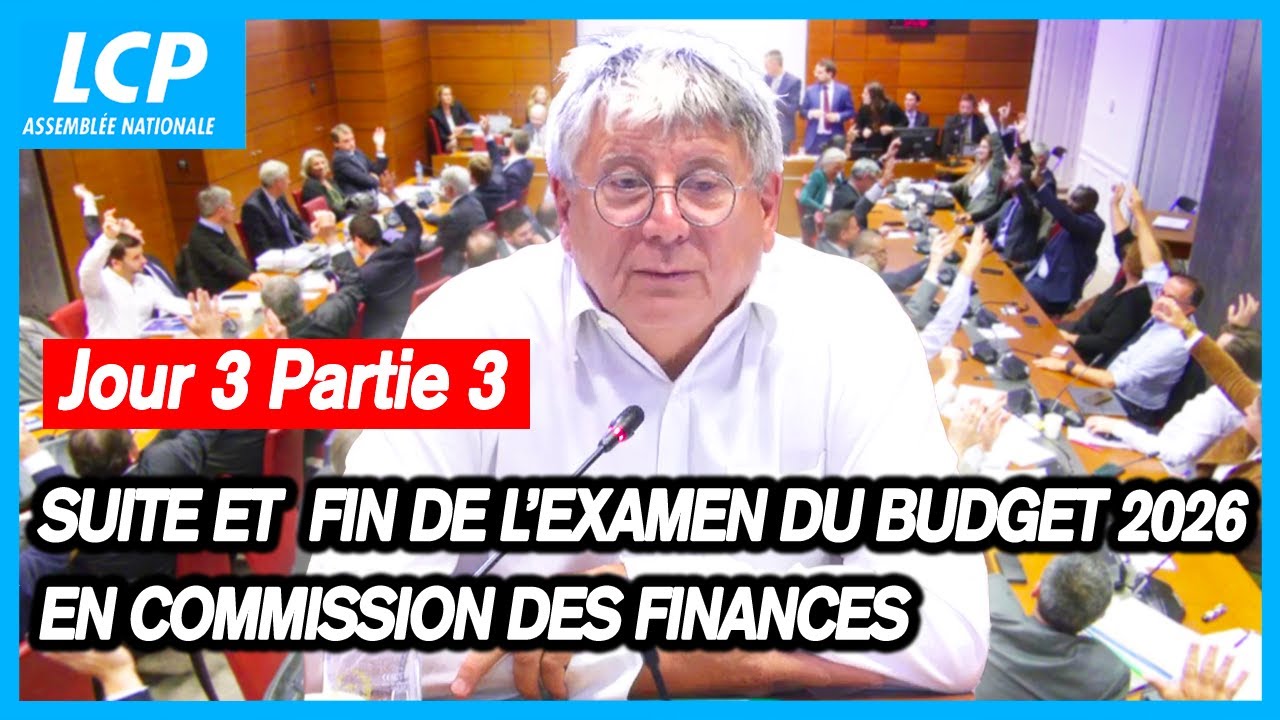 Budget 2026 : la partie "Recettes" rejetée en commission des Finances par les députés - 22/10/2025