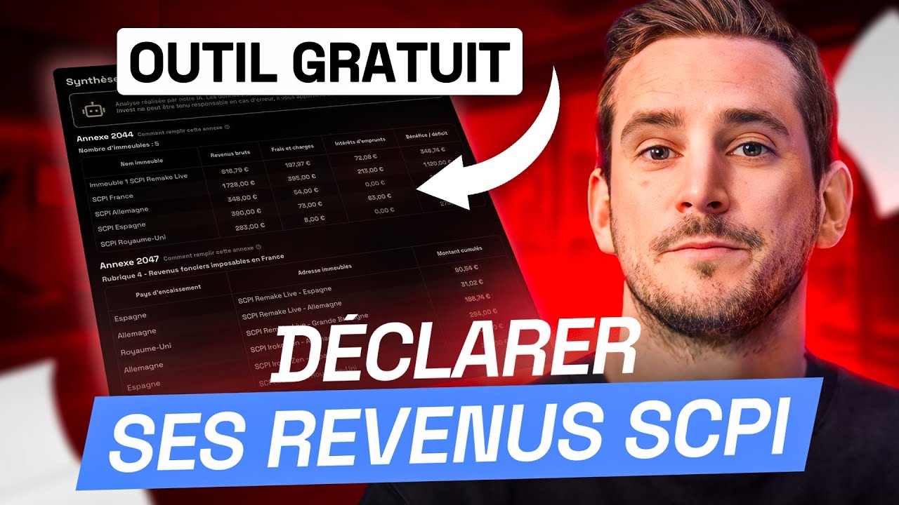 Guide complet 2025 - Comment déclarer ses revenus SCPI ?