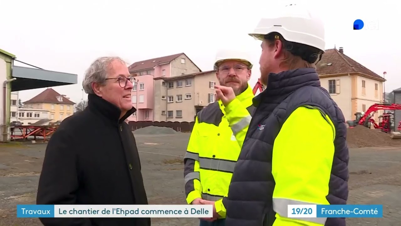FRANCE 3 RÉGION - Un nouveau souffle pour l’ancienne friche à proximité de la gare de Delle (90)