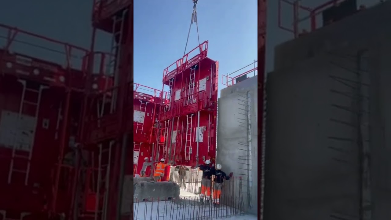 Location de banches pour Spie Batignolles #ilonmateriel #spiebatignolles #banche #btp #construction