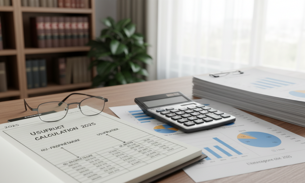 découvrez comment calculer la répartition entre nu-propriétaire et usufruitier avec le tableau usufruit 2025. guide pratique pour comprendre vos droits et partages.